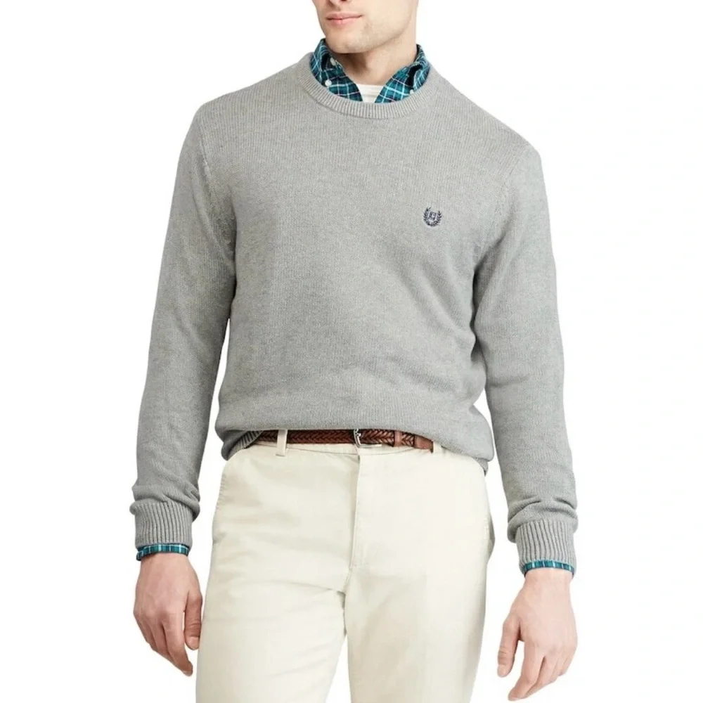 Chaps Men's Crew Neck Sweater-Medium - Picture 1 of 5